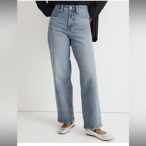 Madewell The Curvy Perfect Vintage Wide-Leg Jean Heathcote Blue Denim